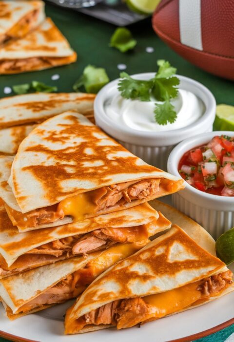 bbq chicken quesadillas