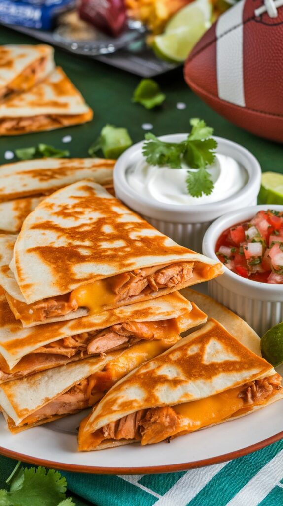 bbq chicken quesadillas