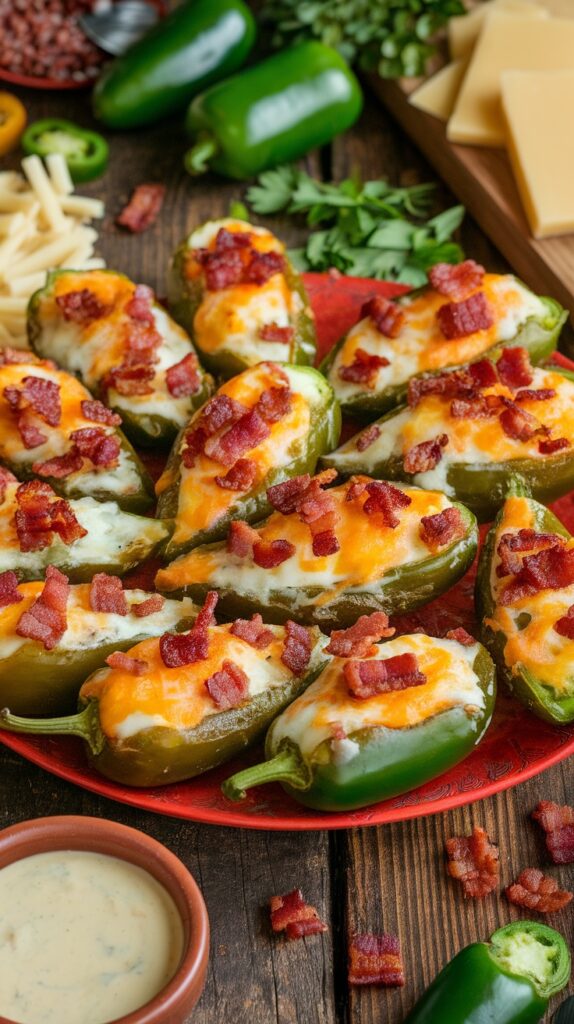 easy stuffed jalapeno poppers